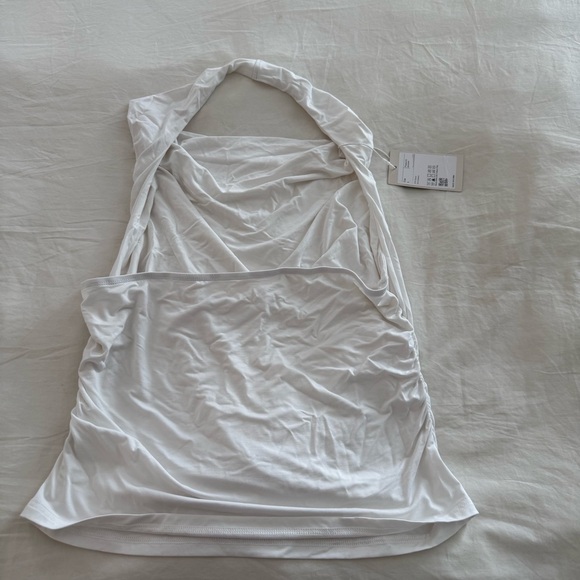 Halara White Halter Cowl Neck - Picture 5 of 8